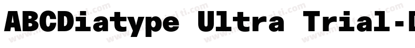 ABCDiatype Ultra Trial字体转换